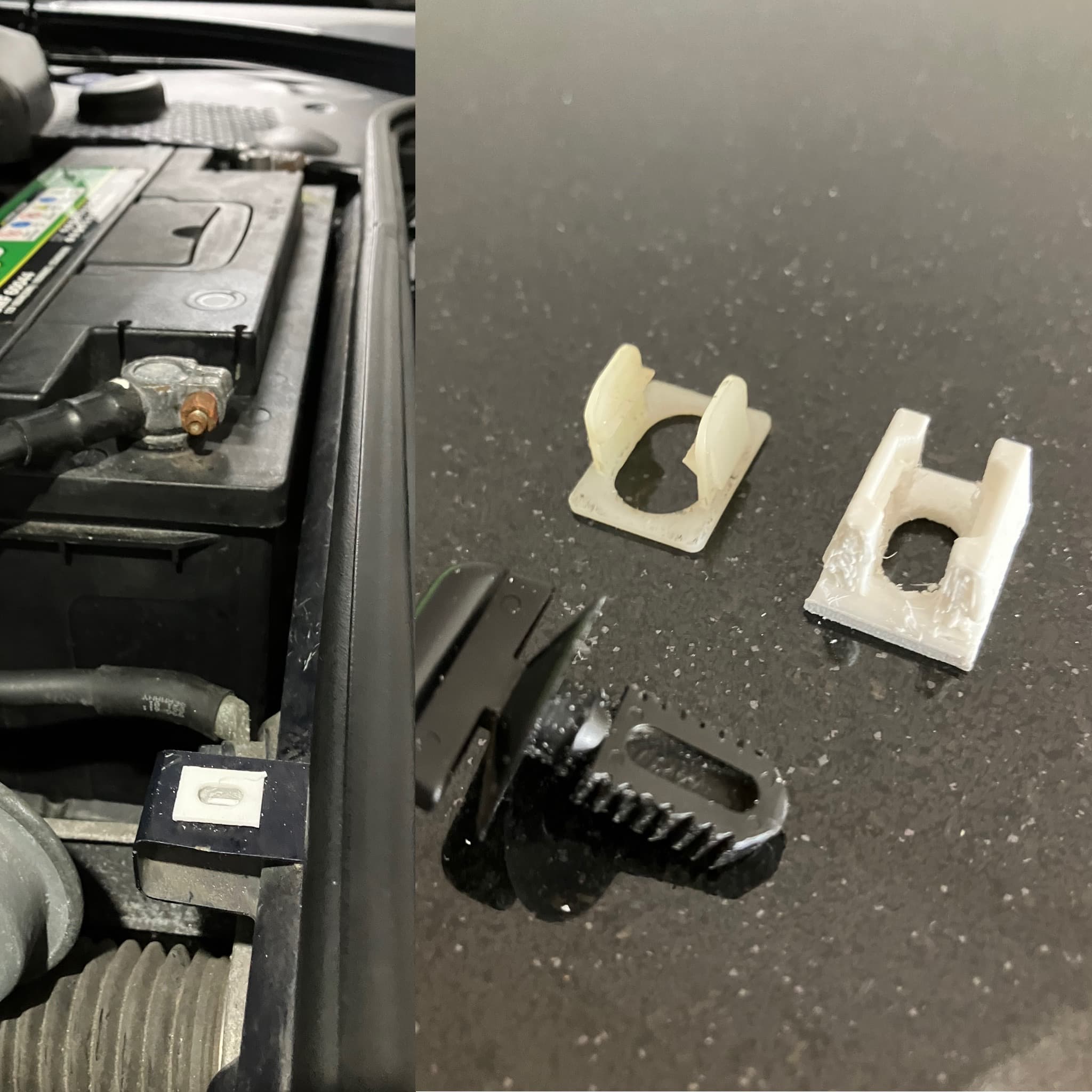 Battery Cover Screw Receptacle