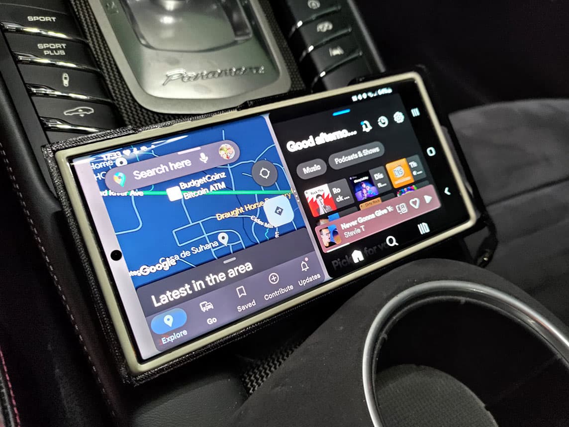 Ashtray-Slot S22 Ultra Phone Mount