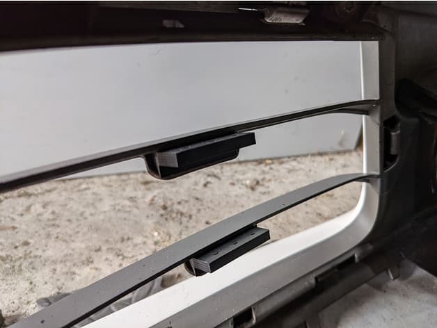 Front Bumper Grille Mesh Support Clip